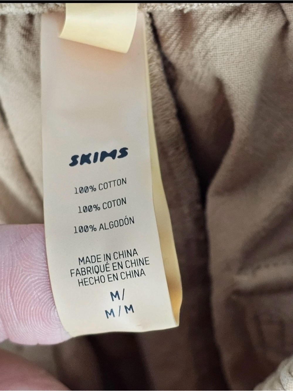 SKIMS Women's Cargo Jogger Pants in Tan - Picture 8 of 9